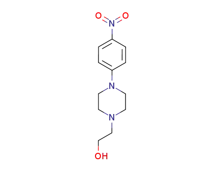 Molecular Structure of 5521-38-0 (2-[4-(4-NITROPHENYL)PIPERAZINO]-1-ETHANOL)