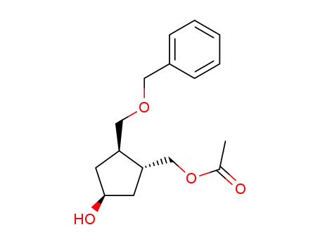 Acetic acid (1R,2R,4S)-2-benzyloxymethyl-4-hydroxy-cyclopentylmethyl ester