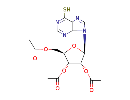 6-thio-9-(2',3',5'-tri-O-acetyl-β-D-ribosyl)purine