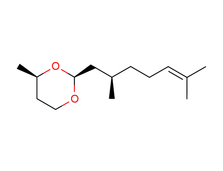 (-)-(2S,4R,2'R)-2-2',6'-dimethylhept-5'-enyl-4-methyl-1,3-dioxane