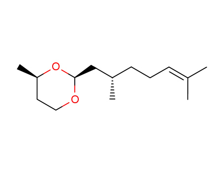 (-)-(2S,4R,2'S)-2-2',6'-dimethylhept-5'-enyl-4-methyl-1,3-dioxane