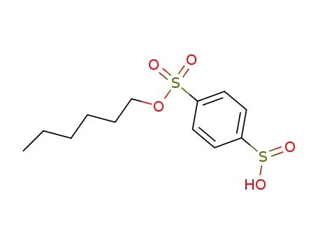 4-Sulfino-benzenesulfonic acid hexyl ester