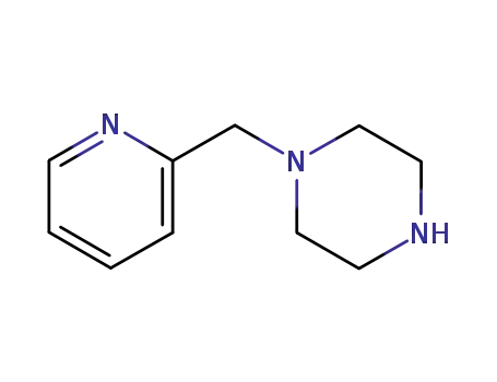 Molecular Structure of 55579-01-6 (1-PYRIDIN-2-YLMETHYL-PIPERAZINE)
