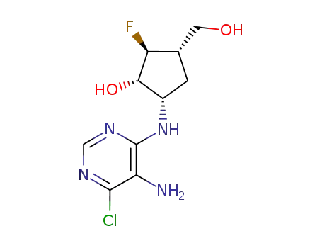 (1S,2S,3S,5S)-5-(5-Amino-6-chloro-pyrimidin-4-ylamino)-2-fluoro-3-hydroxymethyl-cyclopentanol