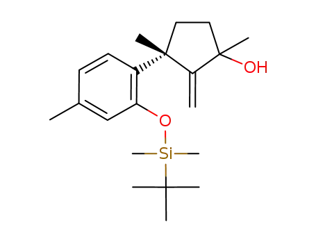 (3R)-3-<2-(tert-Butyldimethylsiloxy)-4-methylphenyl>-1,3-dimethyl-2-methylidenecyclopentanol