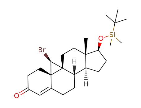 19(S)-bromo-17β-(tert-butyldimethylsiloxy)-9α,19-cyclo-10α-androst-4-en-3-one