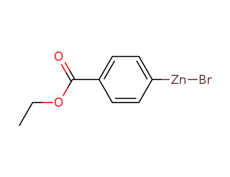 Molecular Structure of 131379-15-2 (4-(ETHOXYCARBONYL)PHENYLZINC BROMIDE)
