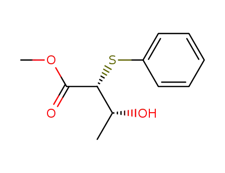 (2R,3R)-3-Hydroxy-2-phenylsulfanyl-butyric acid methyl ester