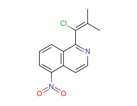 1-(1-Chloro-2-methyl-propenyl)-5-nitro-isoquinoline
