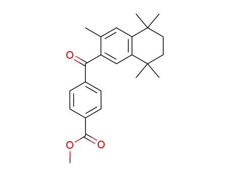 Benzoic acid, 4-[(5,6,7,8-tetrahydro-3,5,5,8,8-pentamethyl-2-naphthalenyl)carbonyl]-, methyl ester