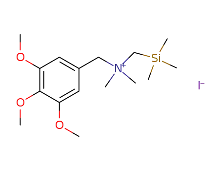 N,N-Dimethyl-N-<(trimethylsilyl)methyl>-3,4,5-trimethoxybenzylammonium iodide