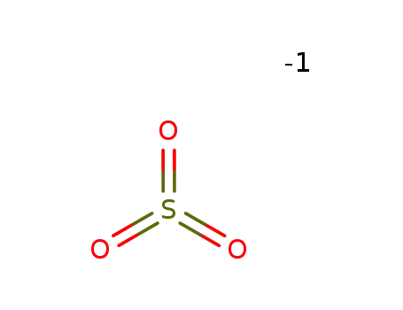 Molecular Structure of 12210-38-7 (Sulfate(1-), trioxo-(9CI))