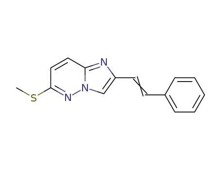 6-methylthio-2-styrylimidazo<1,2-b>pyridazine