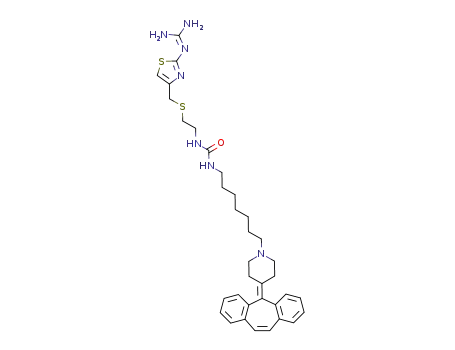 1-[7-(4-Dibenzo[a,d]cyclohepten-5-ylidene-piperidin-1-yl)-heptyl]-3-[2-(2-guanidino-thiazol-4-ylmethylsulfanyl)-ethyl]-urea