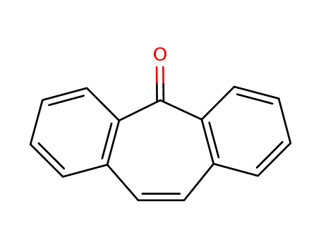 Molecular Structure of 2222-33-5 (5-Dibenzosuberenone)
