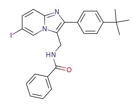 N-[2-(4-tert-Butyl-phenyl)-6-iodo-imidazo[1,2-a]pyridin-3-ylmethyl]-benzamide