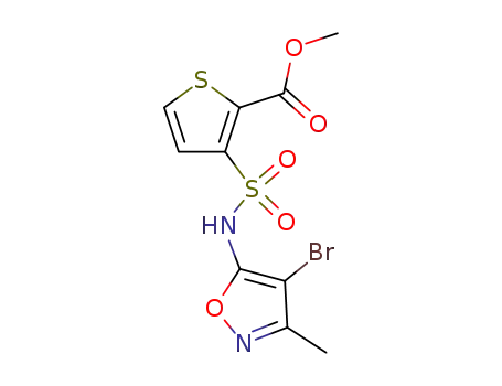 N-(4-bromo-3-methyl-5-isoxazolyl)-2-(carbomethoxy)thiophene-3-sulfonamide