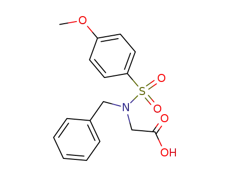2-{benzyl [(4-methoxyphenyl)sulfonyl]amino}acetic acid