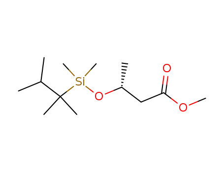 (R)-3-[Dimethyl-(1,1,2-trimethyl-propyl)-silanyloxy]-butyric acid methyl ester
