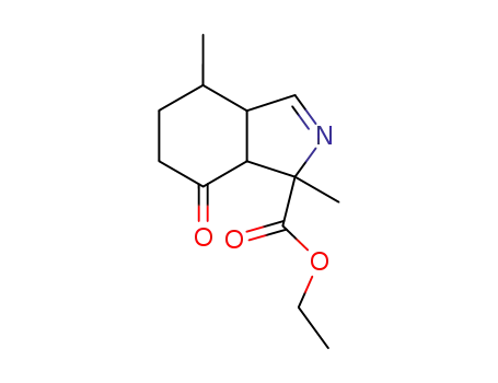 1,4-Dimethyl-7-oxo-3a,4,5,6,7,7a-hexahydro-1H-isoindole-1-carboxylic acid ethyl ester