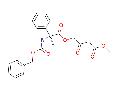 4-((S)-2-Benzyloxycarbonylamino-2-phenyl-acetoxy)-3-oxo-butyric acid methyl ester