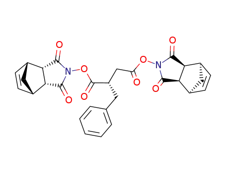 (S)-2-Benzyl-succinic acid 4-((1S,2R,6S,7R)-3,5-dioxo-4-aza-tricyclo[5.2.1.02,6]dec-8-en-4-yl) ester 1-((1R,2S,6R,7S)-3,5-dioxo-4-aza-tricyclo[5.2.1.02,6]dec-8-en-4-yl) ester