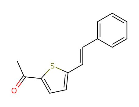 Ethanone, 1-[5-(2-phenylethenyl)-2-thienyl]-, (E)-