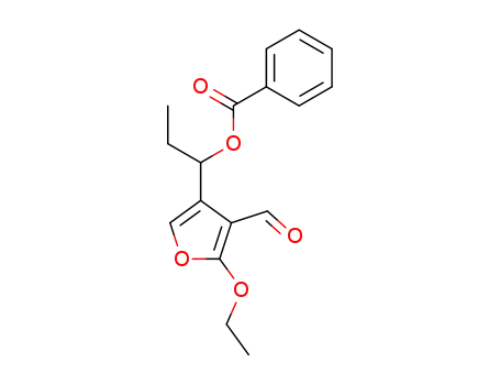 5-ethoxy-4-formyl-3-(1-phenylcarbonyloxypropyl)furan