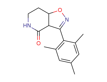 3-(2,4,6-trimethyl-phenyl)-5,6,7,7a-tetrahydro-3aH-isoxazolo[4,5-c]pyridin-4-one