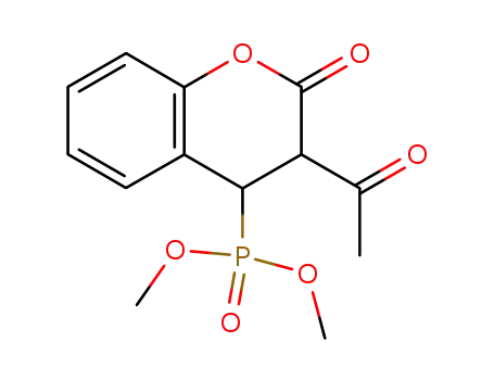 (3-acetyl-2-oxo-chroman-4-yl)-phosphonic acid dimethyl ester