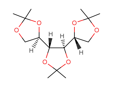 Molecular Structure of 3969-59-3 (1,2:3,4:5,6-TRI-O-ISOPROPYLIDENE-D-MANNITOL)