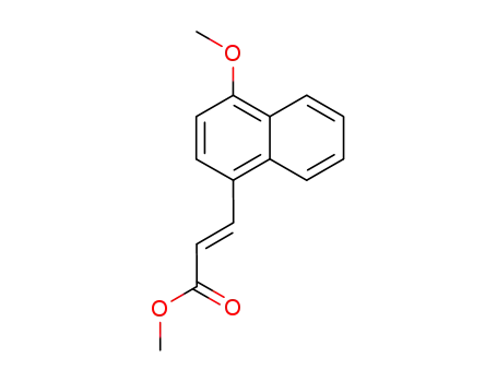 methyl-3-(4-methoxy-1-naphthyl)-E-propenoate