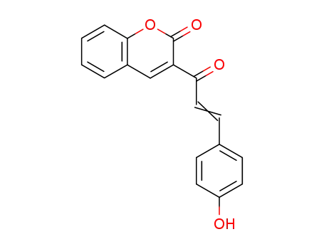 1-(3'-coumarinyl)-3-(4"-hydroxyphenyl)-2-propen-1-one