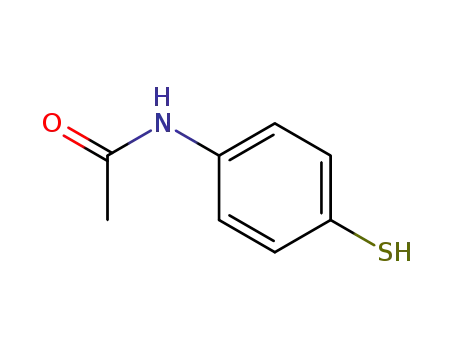 Molecular Structure of 1126-81-4 (4-Acetamidothiophenol)