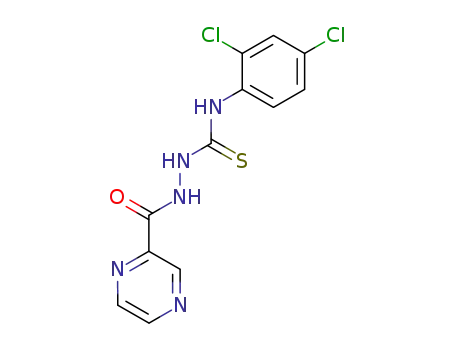 4-(2,4-dichlorophenyl)-1-pyrazinecarbonylthiosemicarbazide