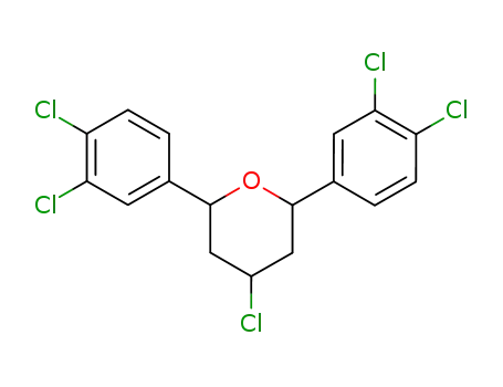 4-chloro-2,6-bis-(3,4-dichloro-phenyl)-tetrahydro-pyran