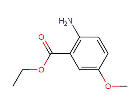 Molecular Structure of 64018-98-0 (ETHYL 2-AMINO-5-METHOXYBENZOATE)