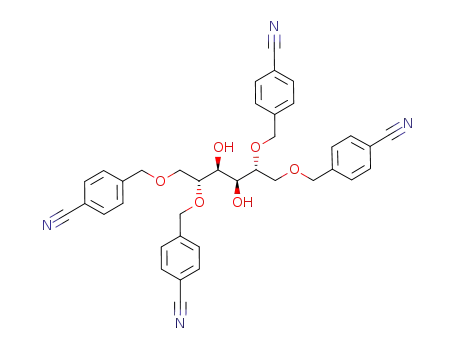 1,2,5,6-tetra-O-(4-cyanobenzyl)-D-mannitol