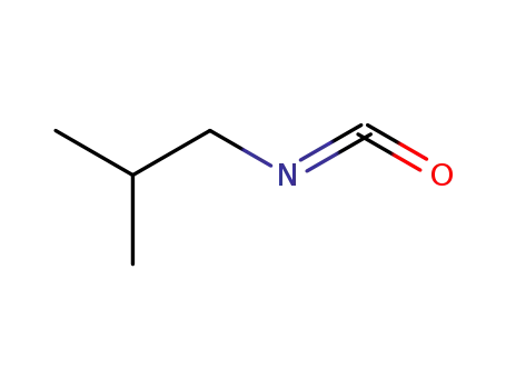 Molecular Structure of 1873-29-6 (Isobutyl isocyanate)