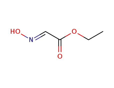 Molecular Structure of 31767-15-4 (Acetic acid, (hydroxyimino)-, ethyl ester, (E)-)