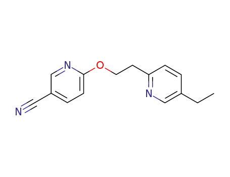 2-[2-(5-ethyl-2-pyridyl)ethoxy]-5-pyridonitrile