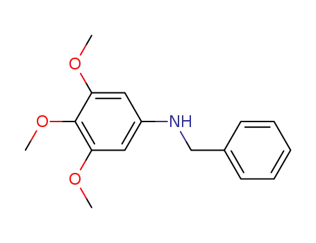 Molecular Structure of 138280-64-5 (Benzenemethanamine, N-(3,4,5-trimethoxyphenyl)-)