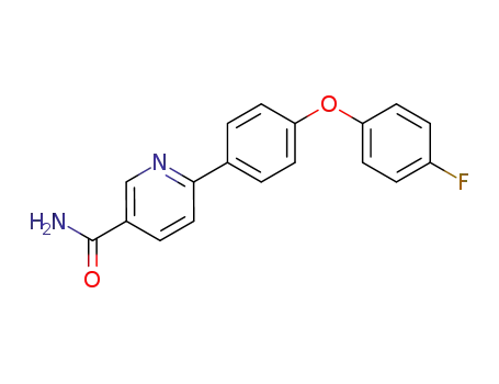 6-[4-(4-fluoro-phenoxy)-phenyl]-nicotinamide