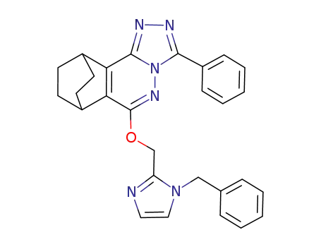 6-(1-benzylimidazol-2-yl)methyloxy-3-phenyl-7,8,9,10-tetrahydro-(7,10-ethano)-1,2,4-triazolo[3,4-a]phthalazine