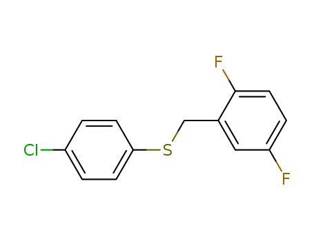 (4-chlorophenyl)(2,5-difluorobenzyl)sulfane