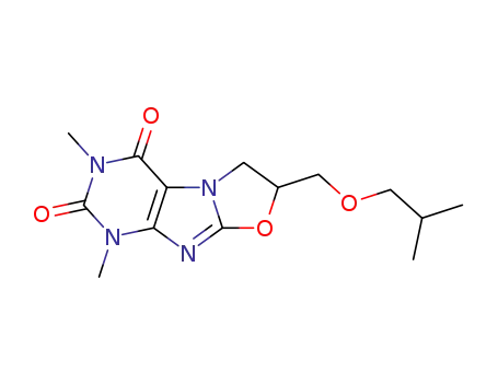 7-isobutoxymethyl-1,3-dimethyl-6,7-dihydro-1H-oxazolo[2,3-f]purine-2,4-dione