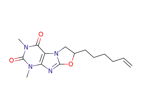 7-hex-5-enyl-1,3-dimethyl-6,7-dihydro-1H-oxazolo[2,3-f]purine-2,4-dione