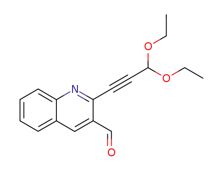 2-(3,3-diethoxy-prop-1-ynyl)-quinoline-3-carbaldehyde