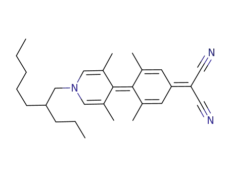 2-{4-[3,5-dimethyl-1-(2-propyl-heptyl)-1H-pyridin-4-ylidene]-3,5-dimethyl-cyclohexa-2,5-dienylidene}-malononitrile
