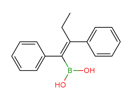 (E)-1,2-diphenyl-1-butene boronic acid